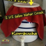 2 1/2 gallon crock for continuous brew Kombucha