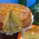 Olive OIl Cake w/ Orange, Corn Meal