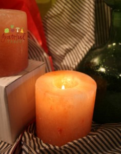 Green Gifts- Himalayan Salt Candles- Good Vibes