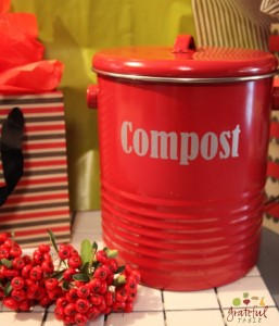 Compost Caddy- Green Christmas Gift