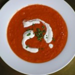 Italian Tomato Soup- Just pureed veggies, herbs