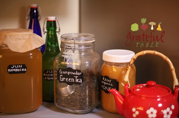 Use Green Tea & Honey in Jun Kombucha