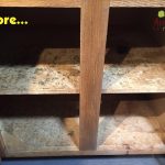 Particle Board Shelving Needs Redo