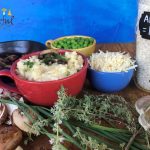 Aborio Rice + Mushrooms, Peas, Herbs, Garlic