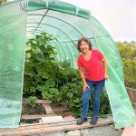 Hoop House for Windy, Cool Summer Gardens